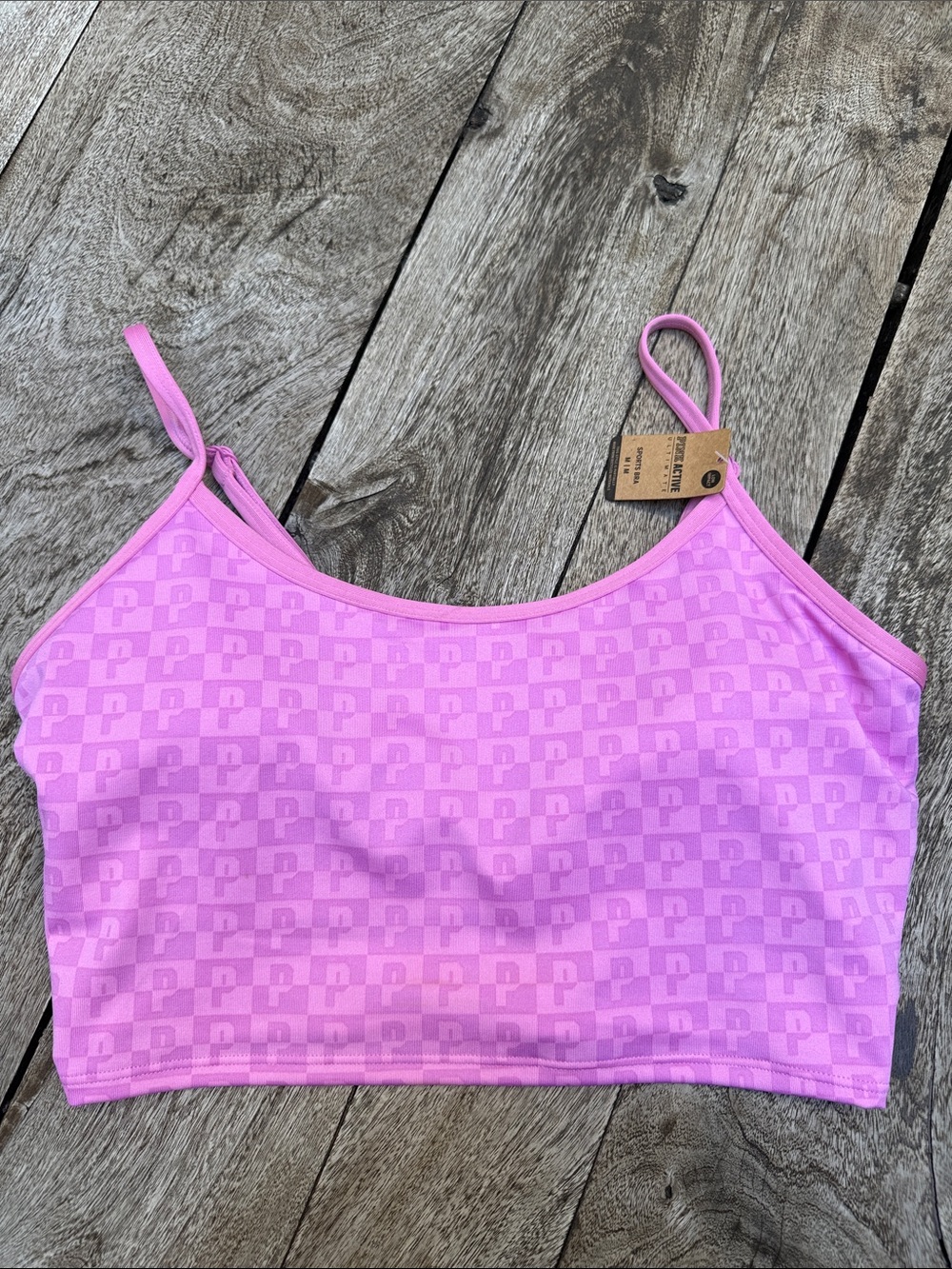 NEW PINK Victoria’s Secret Pink Sports Bra Cropped Cami